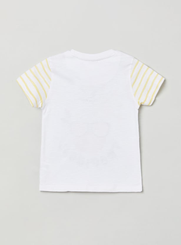 Boys Printed Crew Neck T-shirt