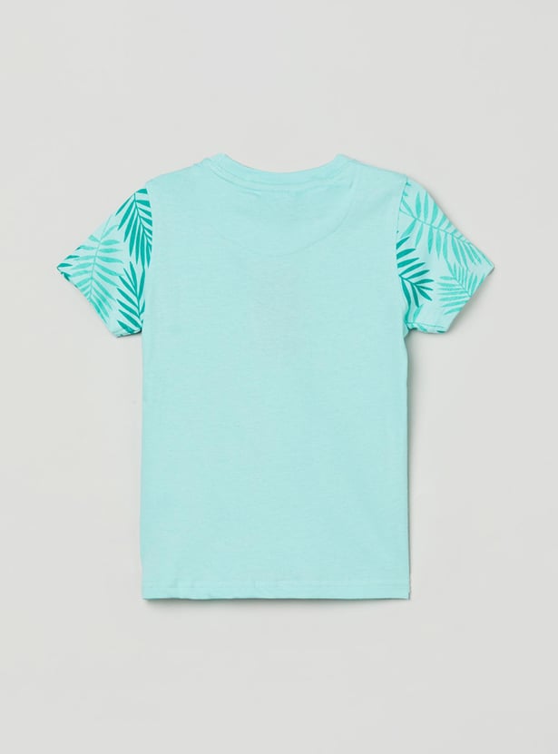 MAX Boys Printed Regular Fit T-shirt