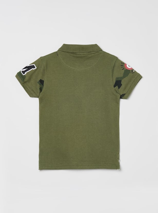 MAX Boys Printed Polo T-shirt