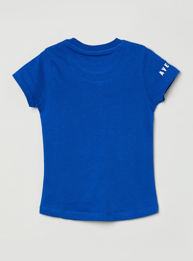 Boys Printed Round Neck T-shirt