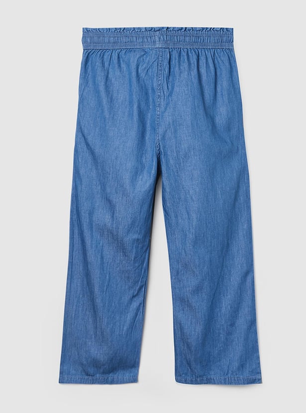 MAX Girls Floral Embroidered Jeans