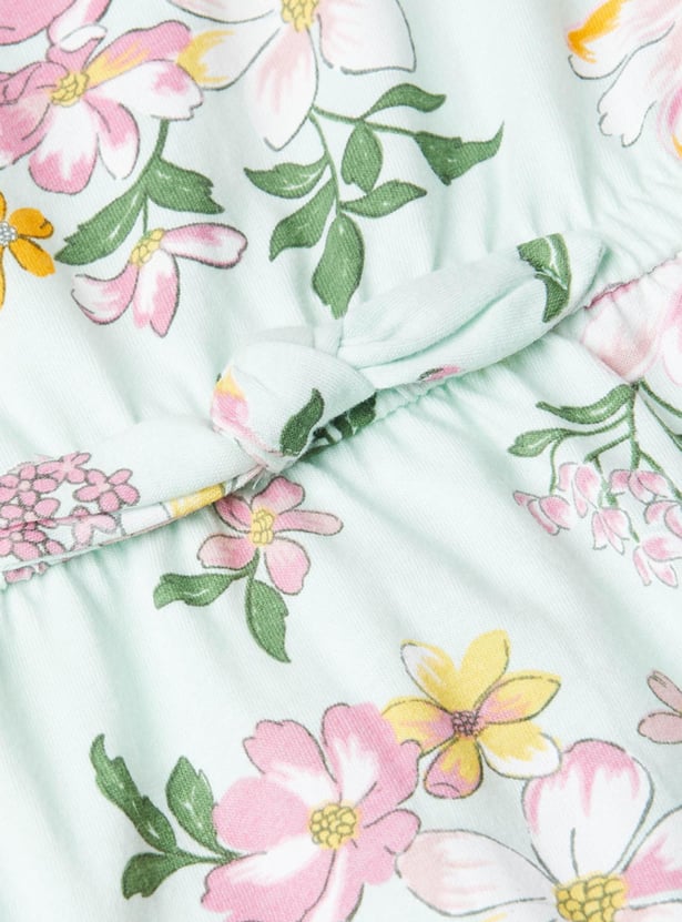 Girls Floral Printed Tunic