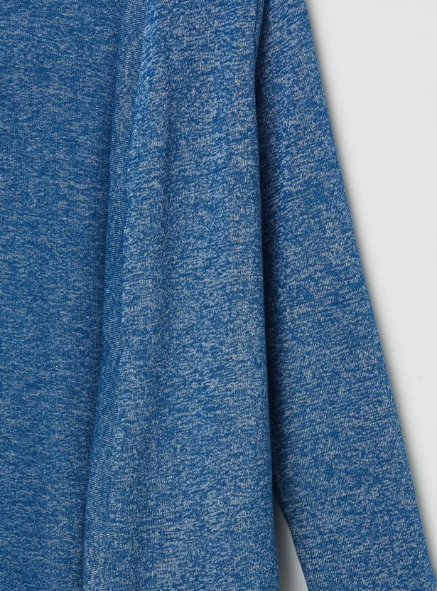 MAX Girls Textured Open-Front Shrug