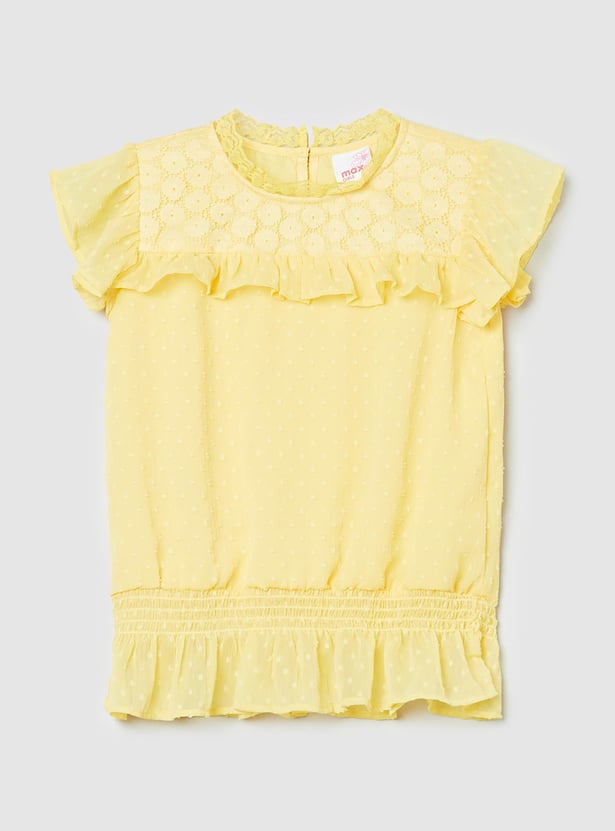MAX Girls Textured Top