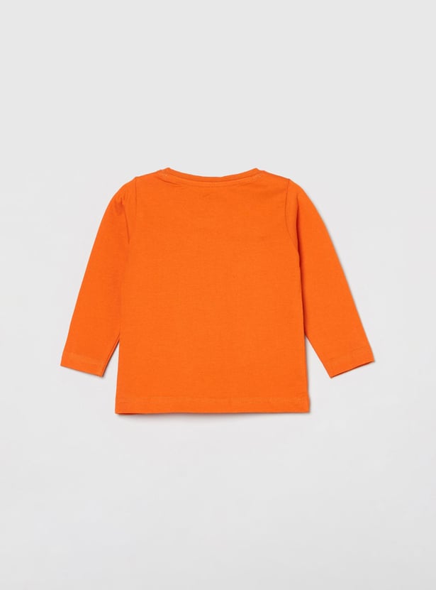 Boys Printed Crew Neck T-shirt