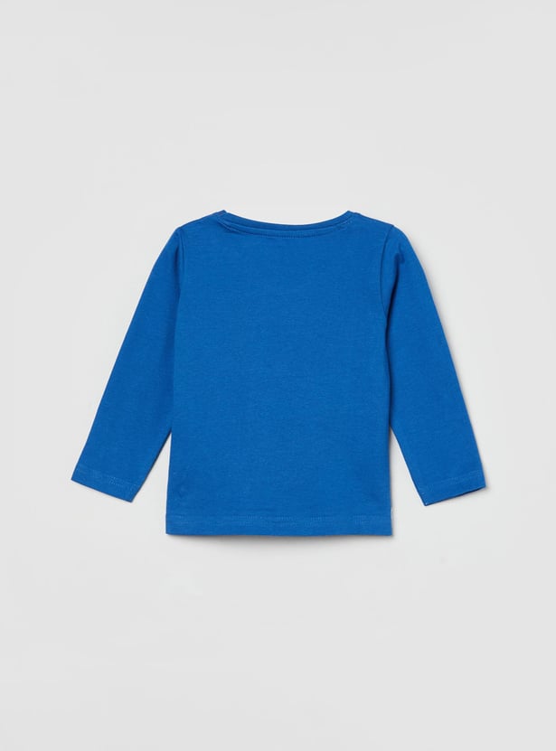 Boys Graphic Print Crew Neck T-shirt