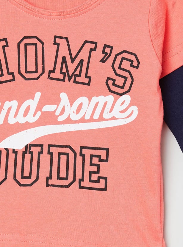 Boys Printed Crew Neck T-shirt