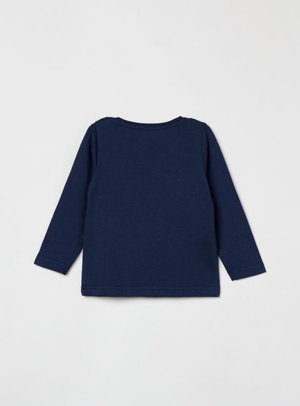 Boys Printed Crew Neck T-shirt