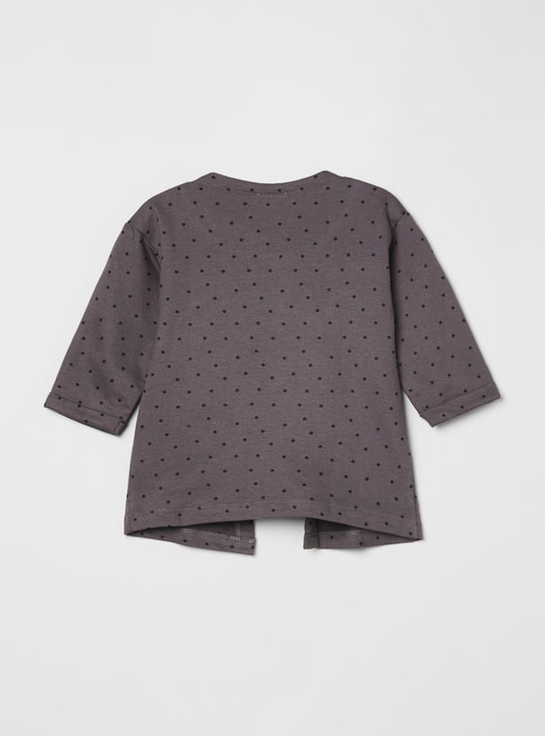 MAX Girls Applique Detail Layered Top