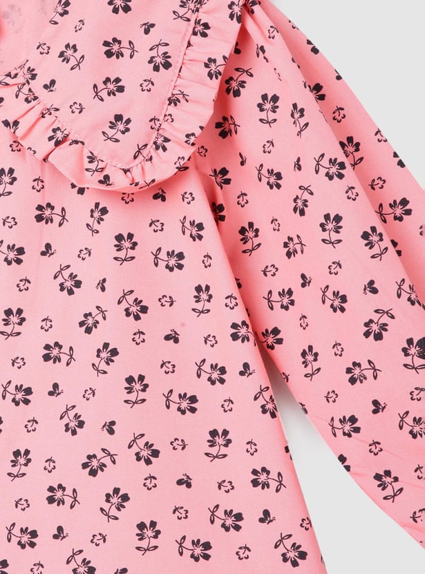 MAX Girls Printed Casual Top