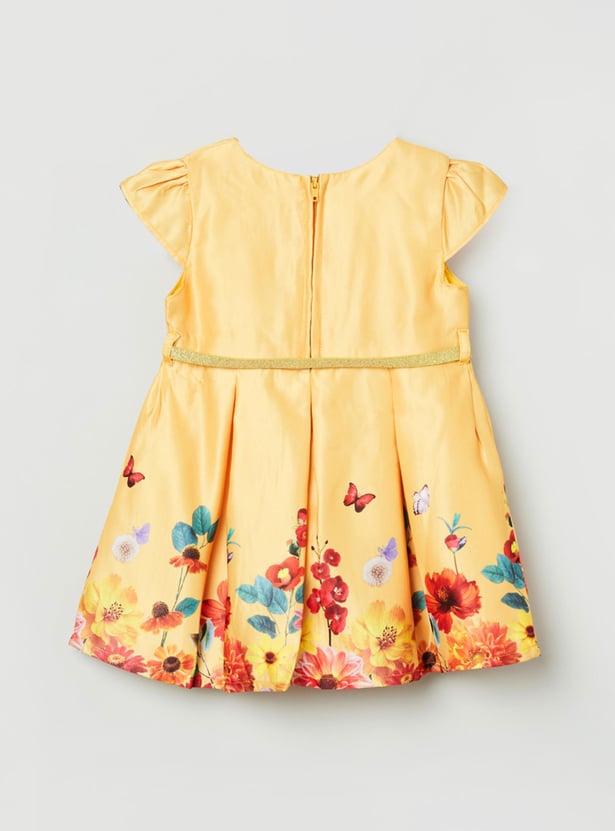 MAX Girls Printed A-Line Dress