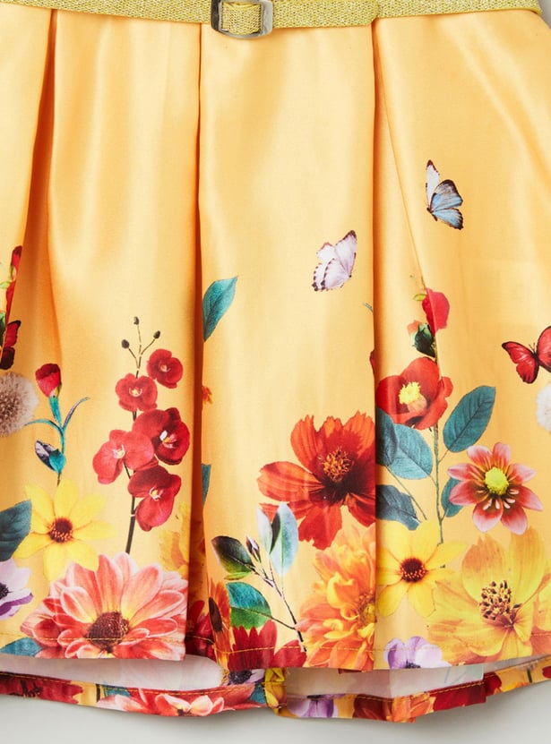 MAX Girls Printed A-Line Dress