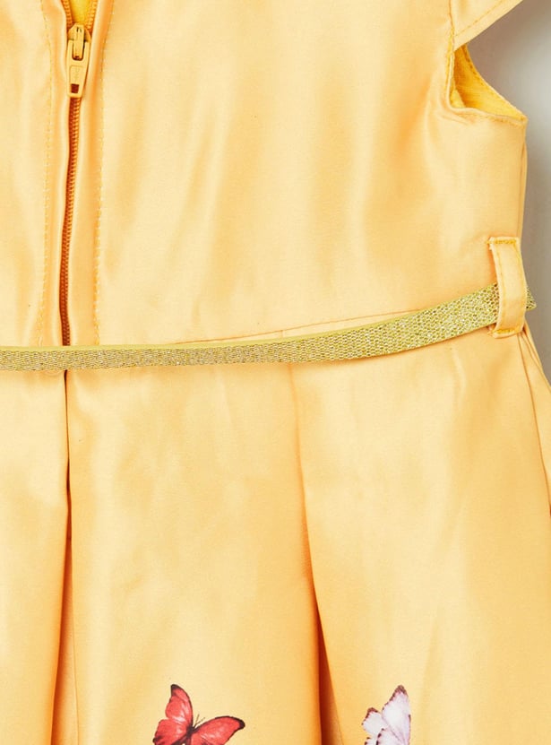 MAX Girls Printed A-Line Dress