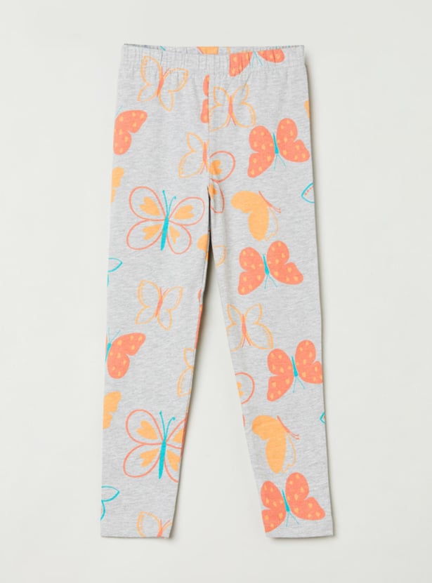 Girls Printed Leggings