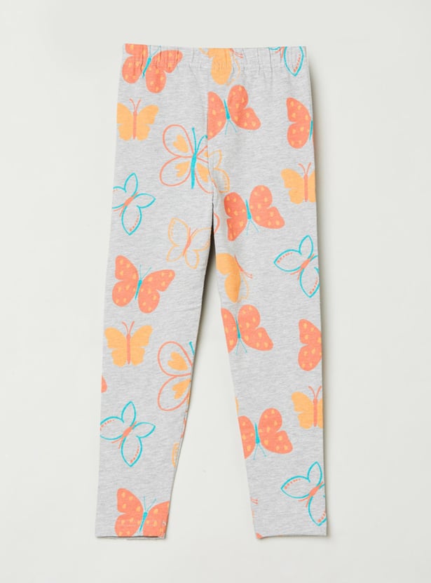 Girls Printed Leggings