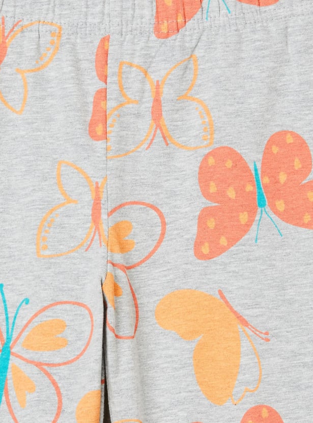 Girls Printed Leggings