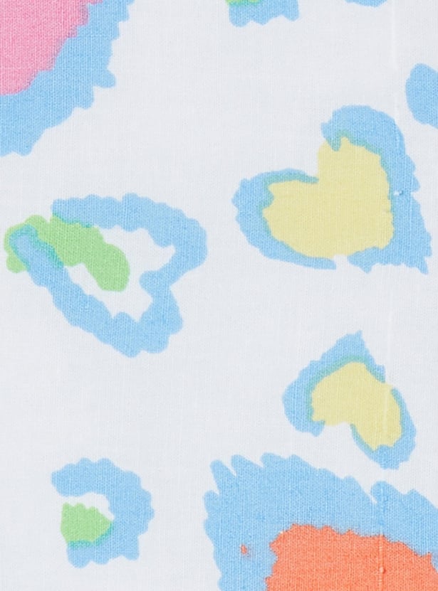 Girls Printed A-Line Dress