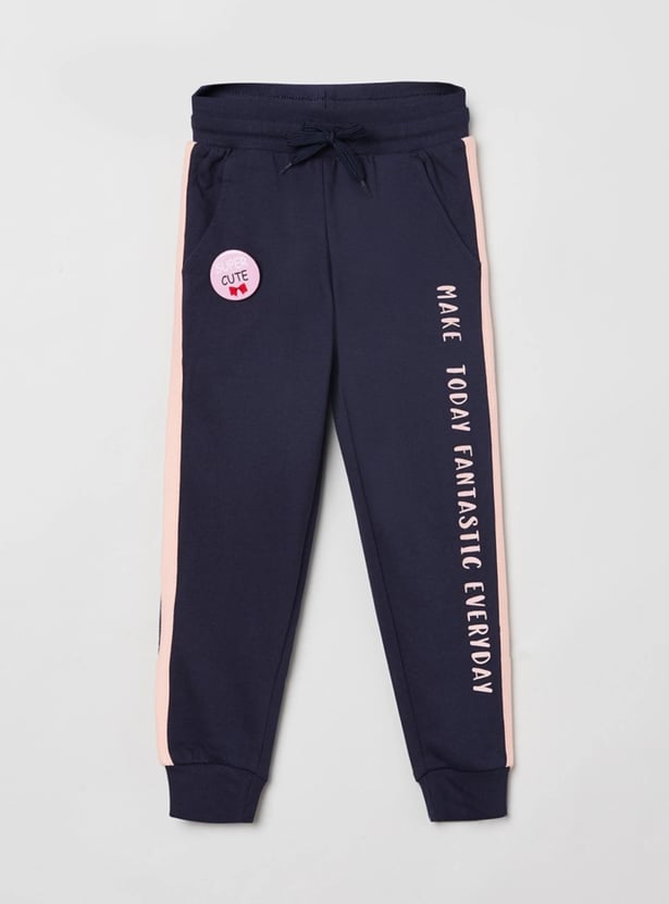 Girls Printed Joggers