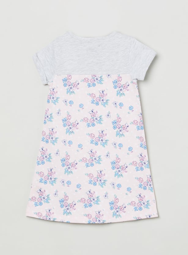 Girls Printed Lounge Dress 