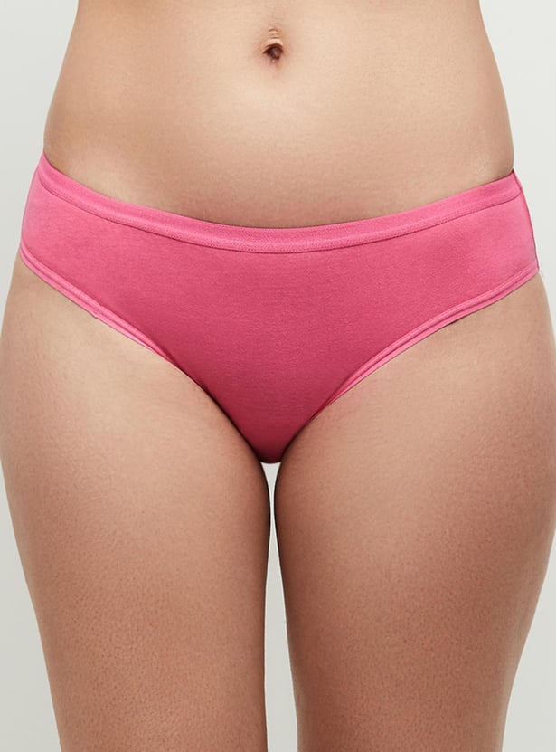 Printed Elasticated Bikini Panty - Pack of 3