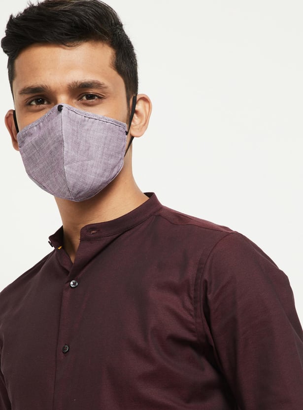 Men Textured Face Mask- Set of 3