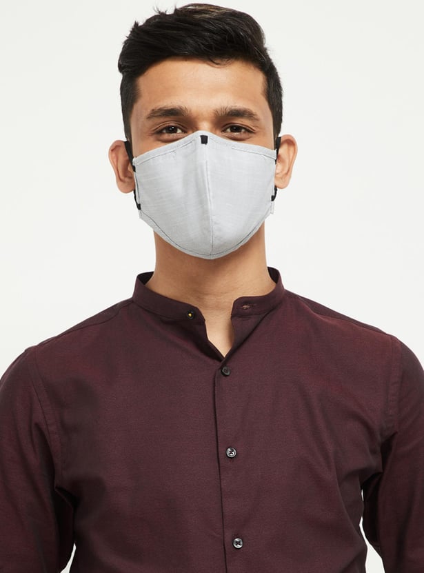 Men Textured Face Mask- Set of 3