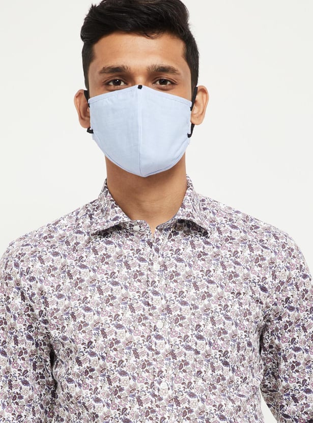 Men Textured Face Mask- Set of 3