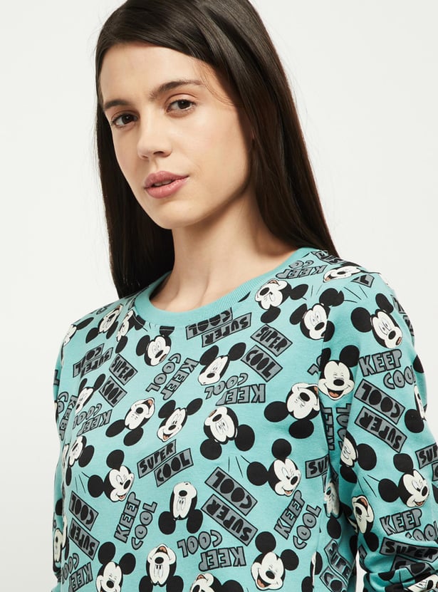 Women Printed Lounge Sweatshirt 