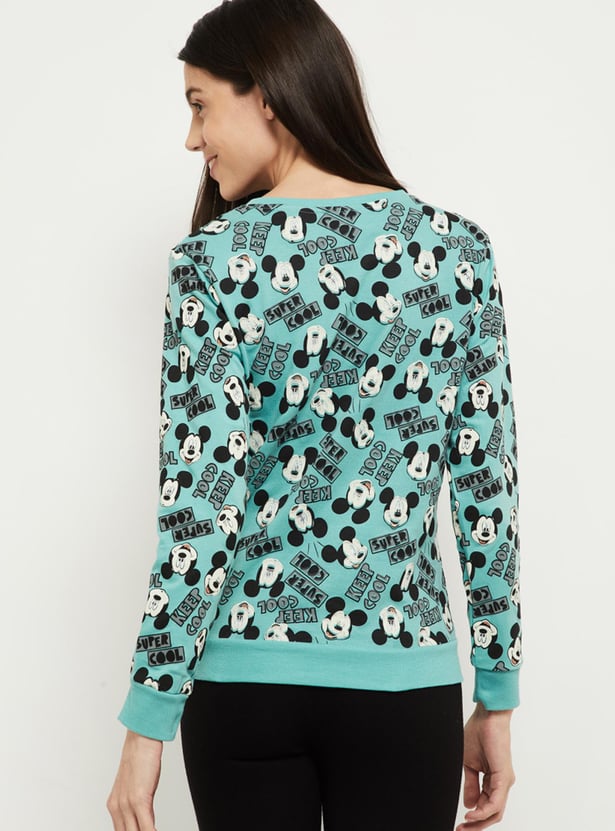 Women Printed Lounge Sweatshirt 