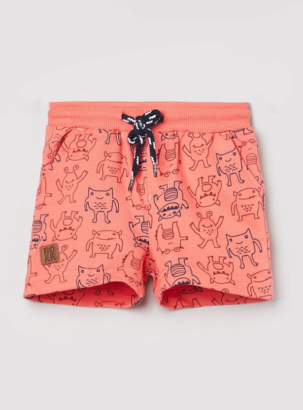 Boys Printed Elasticated Shorts
