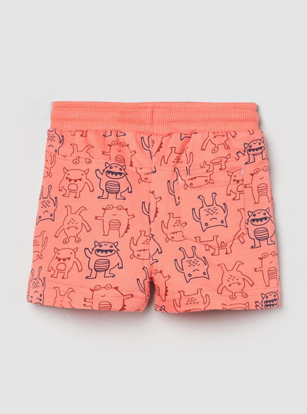 Boys Printed Elasticated Shorts