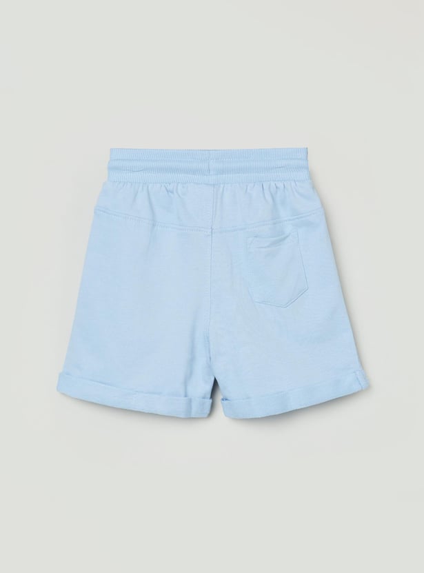 MAX Boys Embroidered Knit Shorts