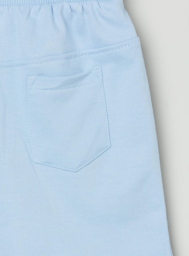 MAX Boys Embroidered Knit Shorts