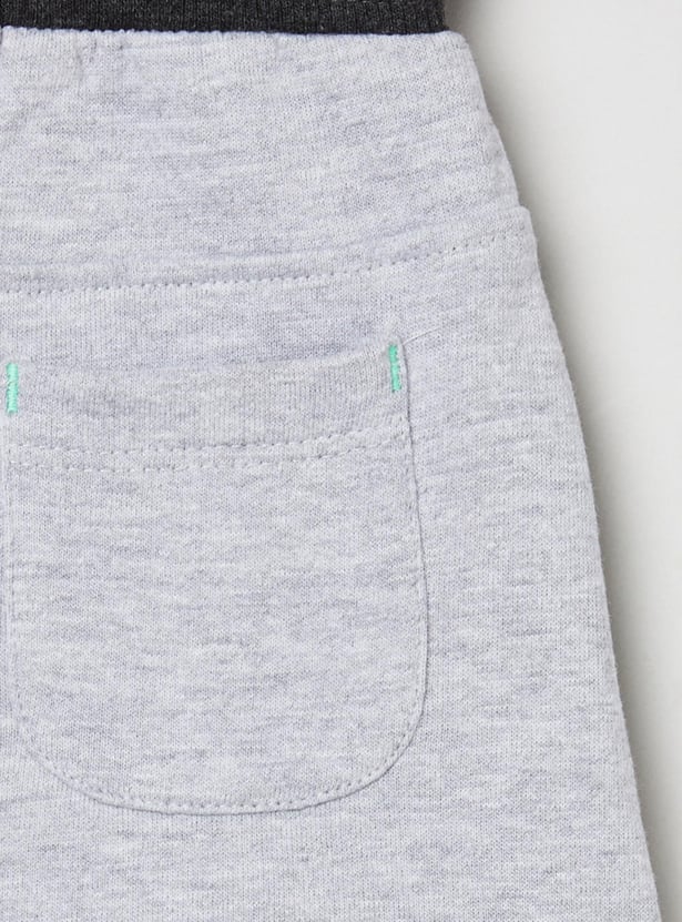 Boys Embroidered Elasticated Knitted Shorts
