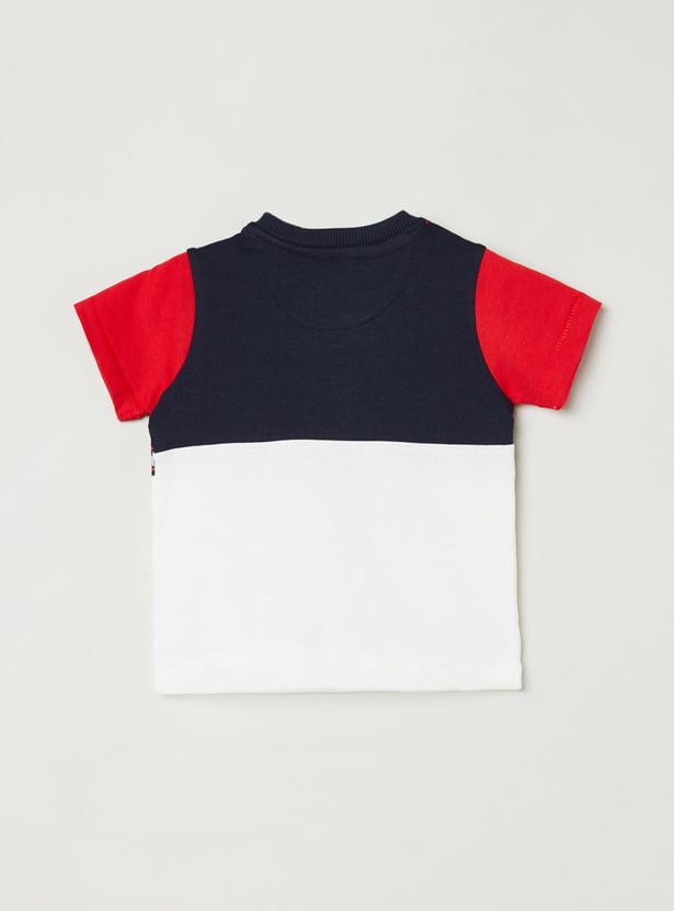 MAX Boys Printed Crew Neck T-shirt