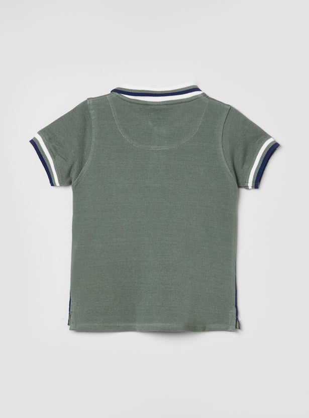 MAX Boys Colourblocked Polo T-shirt