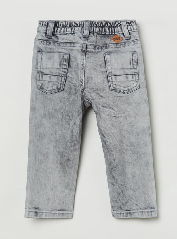 MAX Boys Printed Slim Fit Jeans