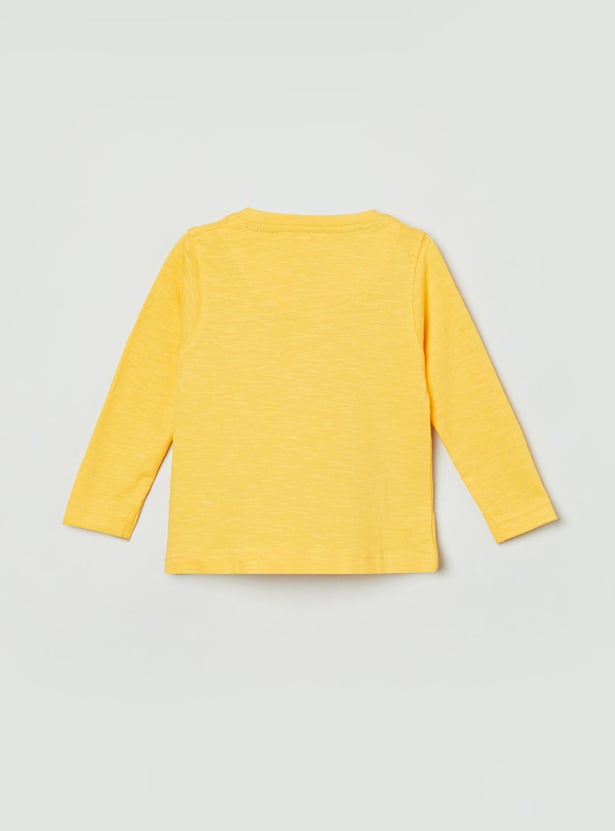 Boys Printed Crew Neck T-shirt