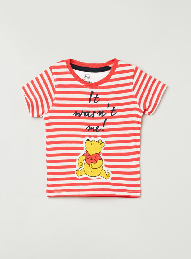 MAX Boys Printed Round Neck T-shirt