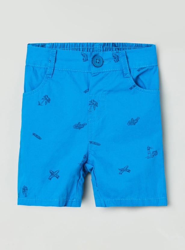 Boys Printed Woven Shorts 