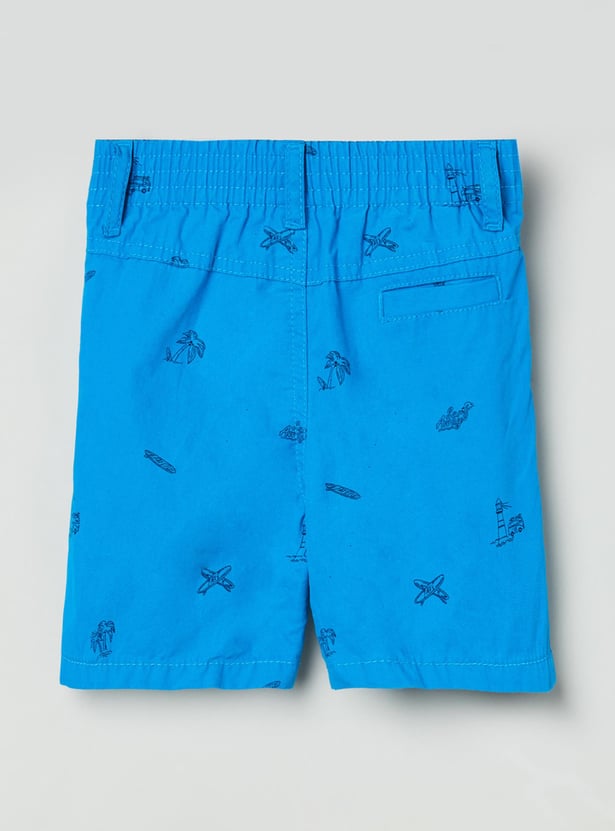 Boys Printed Woven Shorts 