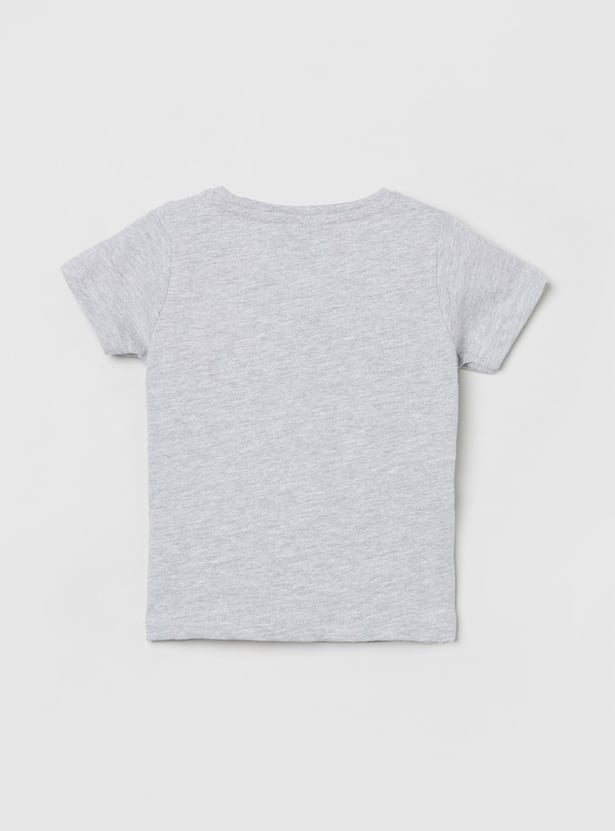 Boys Printed Crew Neck T-shirt