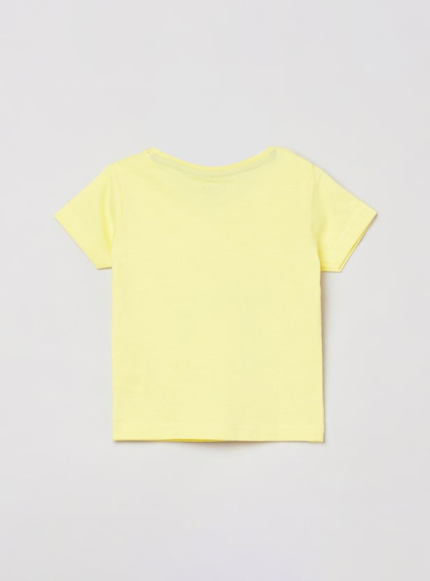 Boys Printed Crew Neck T-shirt