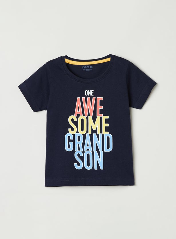 Boys Printed Short Sleeves T-shirt