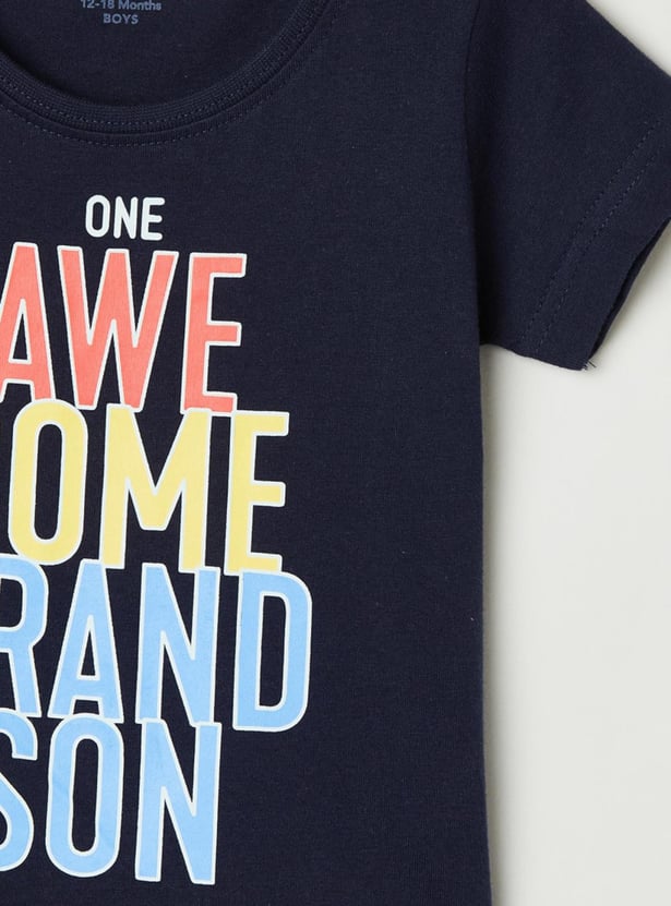 Boys Printed Short Sleeves T-shirt