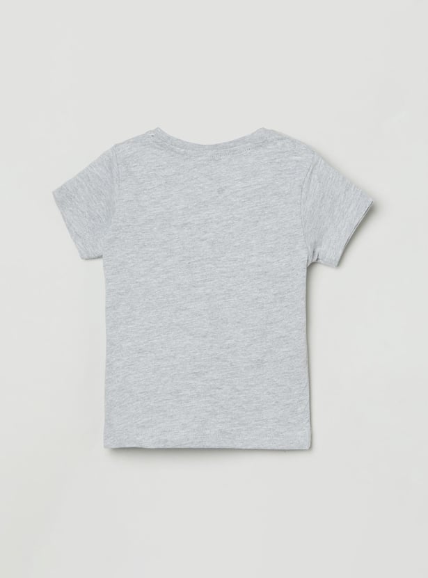 Boys Printed Crew Neck T-shirt