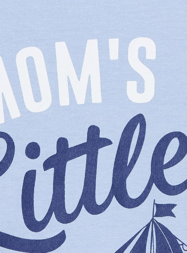 Boys Printed Short Sleeve Crew Neck T-shirt