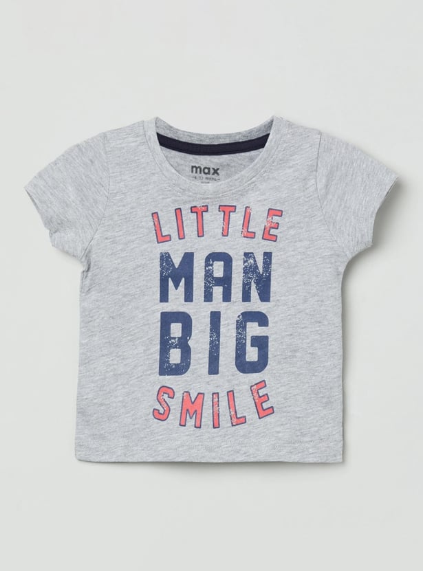 Boys Printed Crew Neck T-shirt