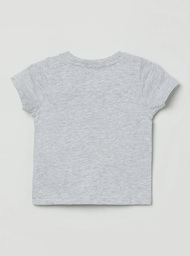 Boys Printed Crew Neck T-shirt