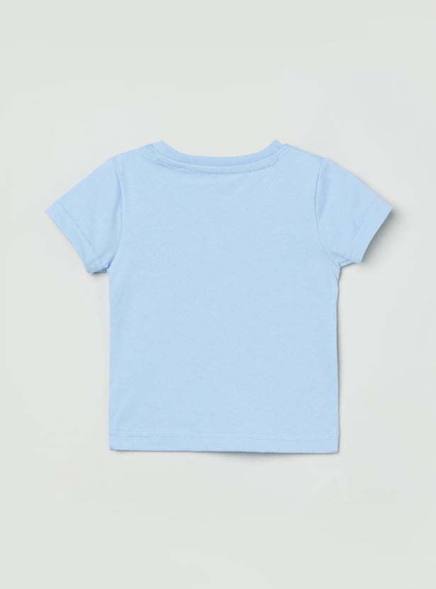 Boys Printed Round Neck T-shirt